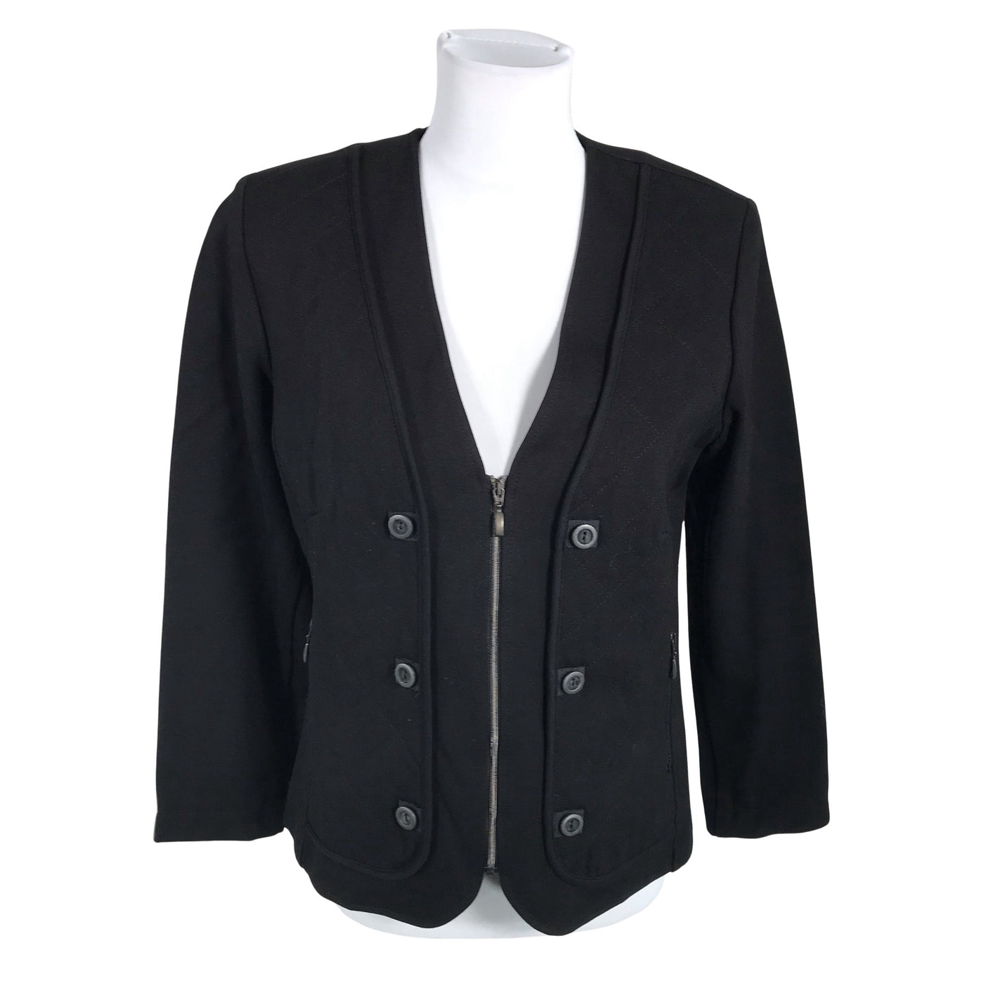 Unisex Voglia - Sweat jacket, size 40 - Black (1)
