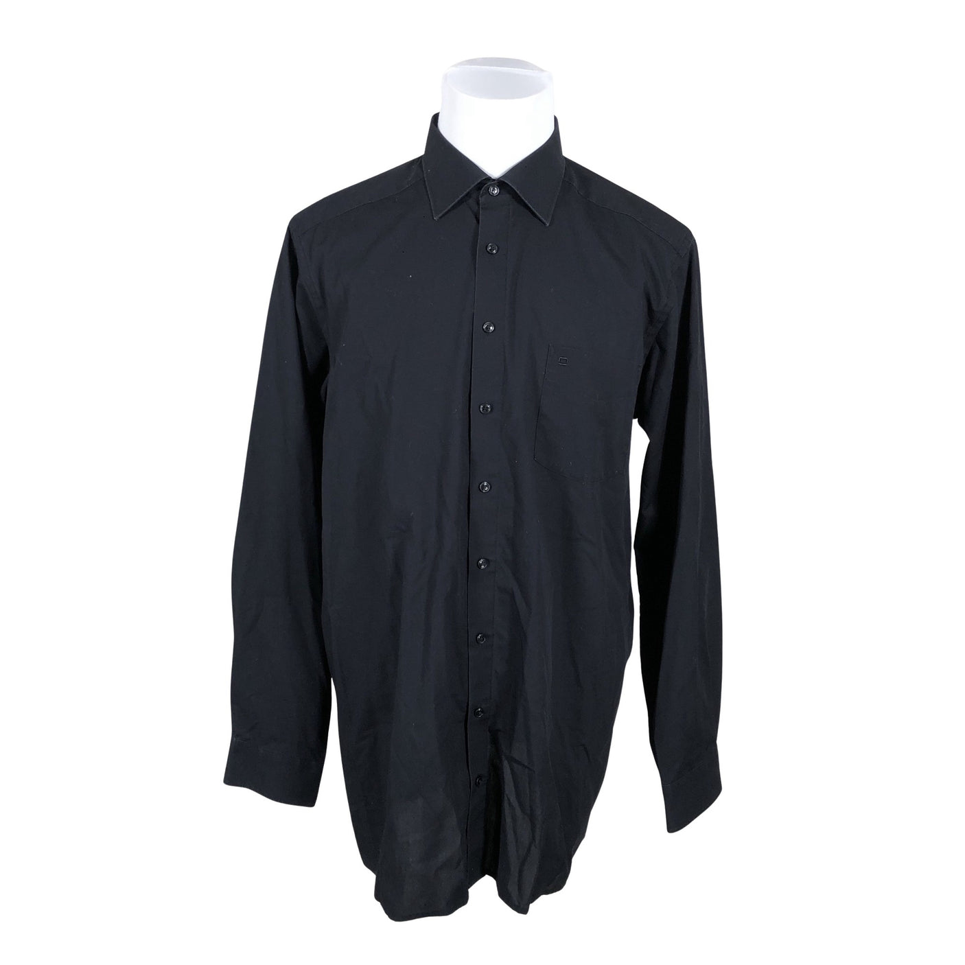 Unisex Olymp - Collared shirt, size XXL - Black (1)