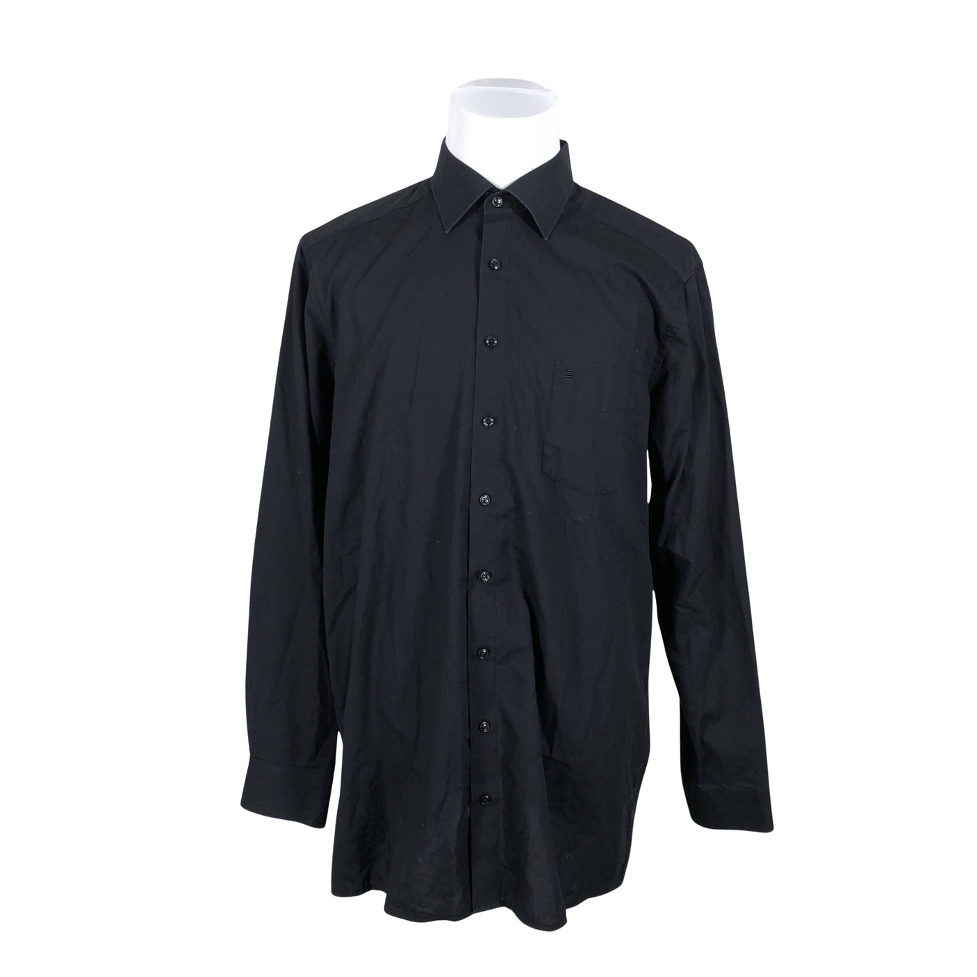 Unisex Olymp - Collared shirt, size XXL - Black (1)