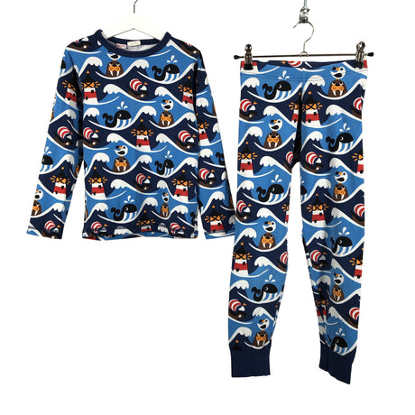 Unisex Maxomorra - Nightwear, size 122 - 128 - Blue ()