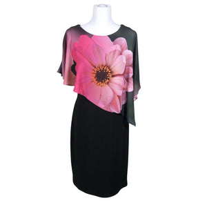 Unisex Frank Lyman - Schiffon dress, size 40 - Black (1)