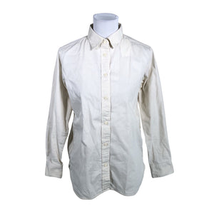 Unisex Muji - Collared shirt, size 38 - Natural white (1)