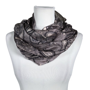 Unisex Lasessor - Circle scarf, size Midi - Gray (1)