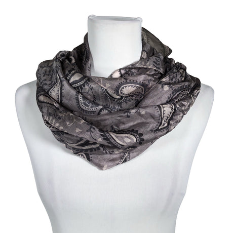 Unisex Lasessor - Circle scarf, size Midi - Gray ()