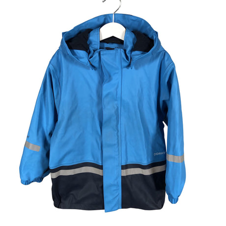 Unisex Didriksons - Rain jacket, size 116 - 122 - Blue ()