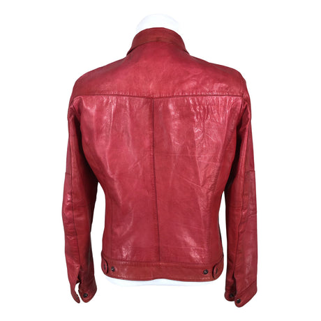 Unisex Rock'n Blue - Leather jacket, size M - Red (2)