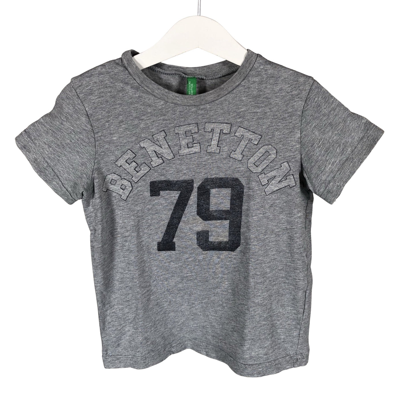 Unisex Benetton - T-shirt, size 116 - 122 - Gray (1)
