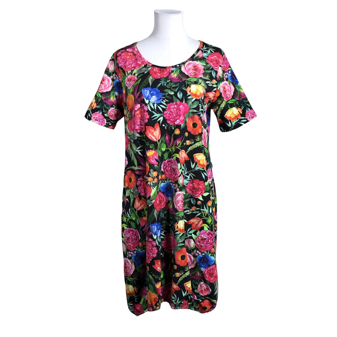 Unisex Taimi - Tricot dress, size 40 - Black (1)