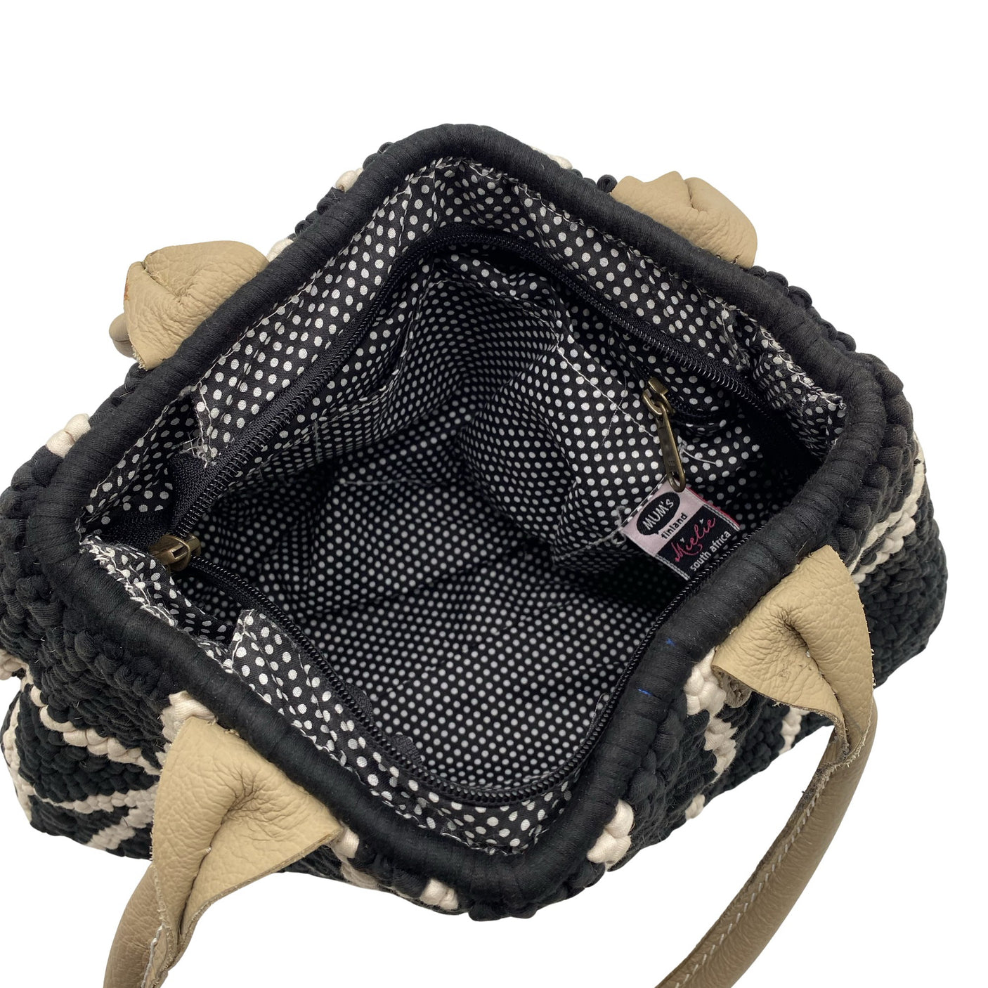 Unisex Mielie - Handbag, size Midi - Black (2)