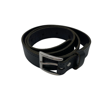 Unisex Nini's - Leather belt, size Ei kokoa - Black ()