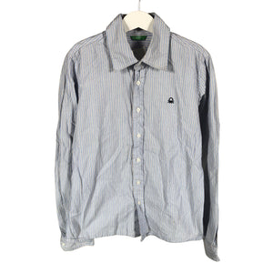Unisex Benetton - Collared shirt, size 146 - 152 - Light blue (1)
