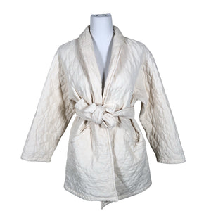 Unisex Bohemiana - Quilted jacket, size 40 - White (2)