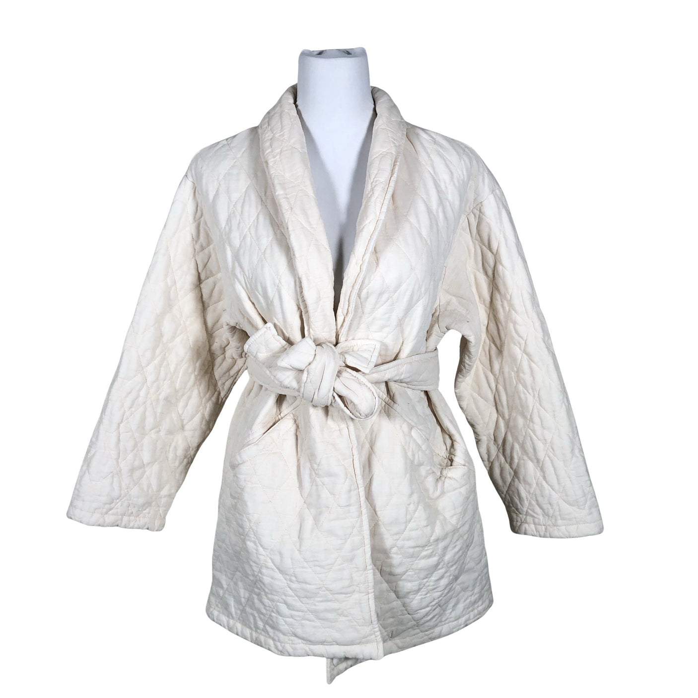 Unisex Bohemiana - Quilted jacket, size 40 - White (1)