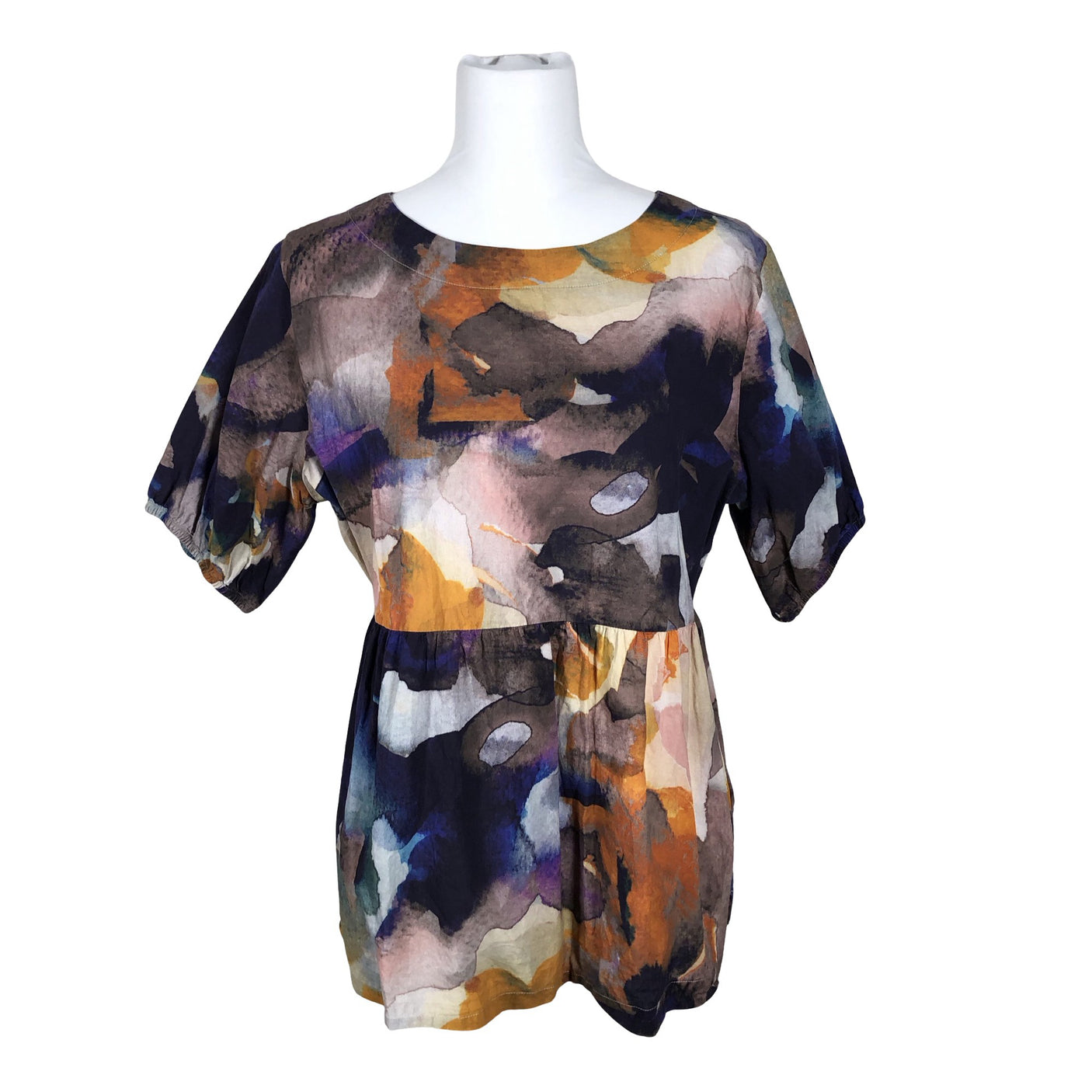 Unisex NOSH - Short-sleeved blouse, size 40 - Violet (2)