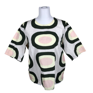 Unisex Marimekko - Short-sleeved blouse, size 42 - Green (1)