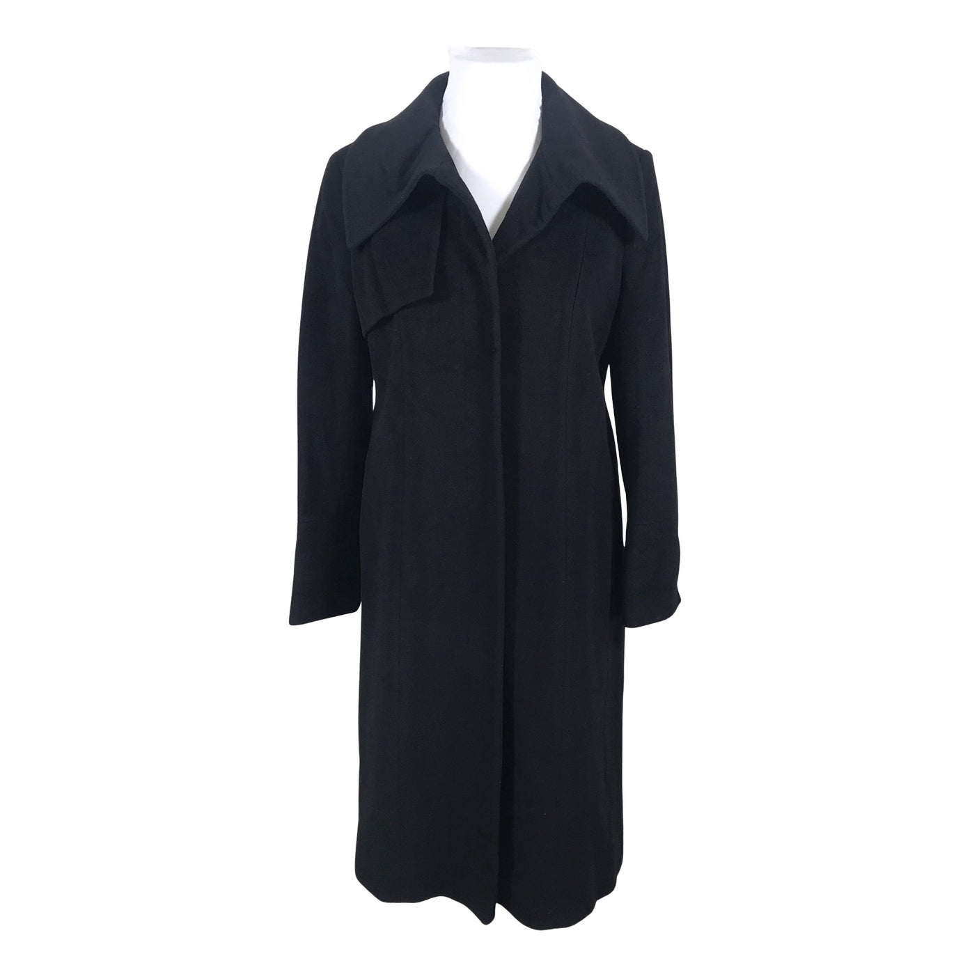 Unisex Linea - Wool coat, size 42 - Black (1)