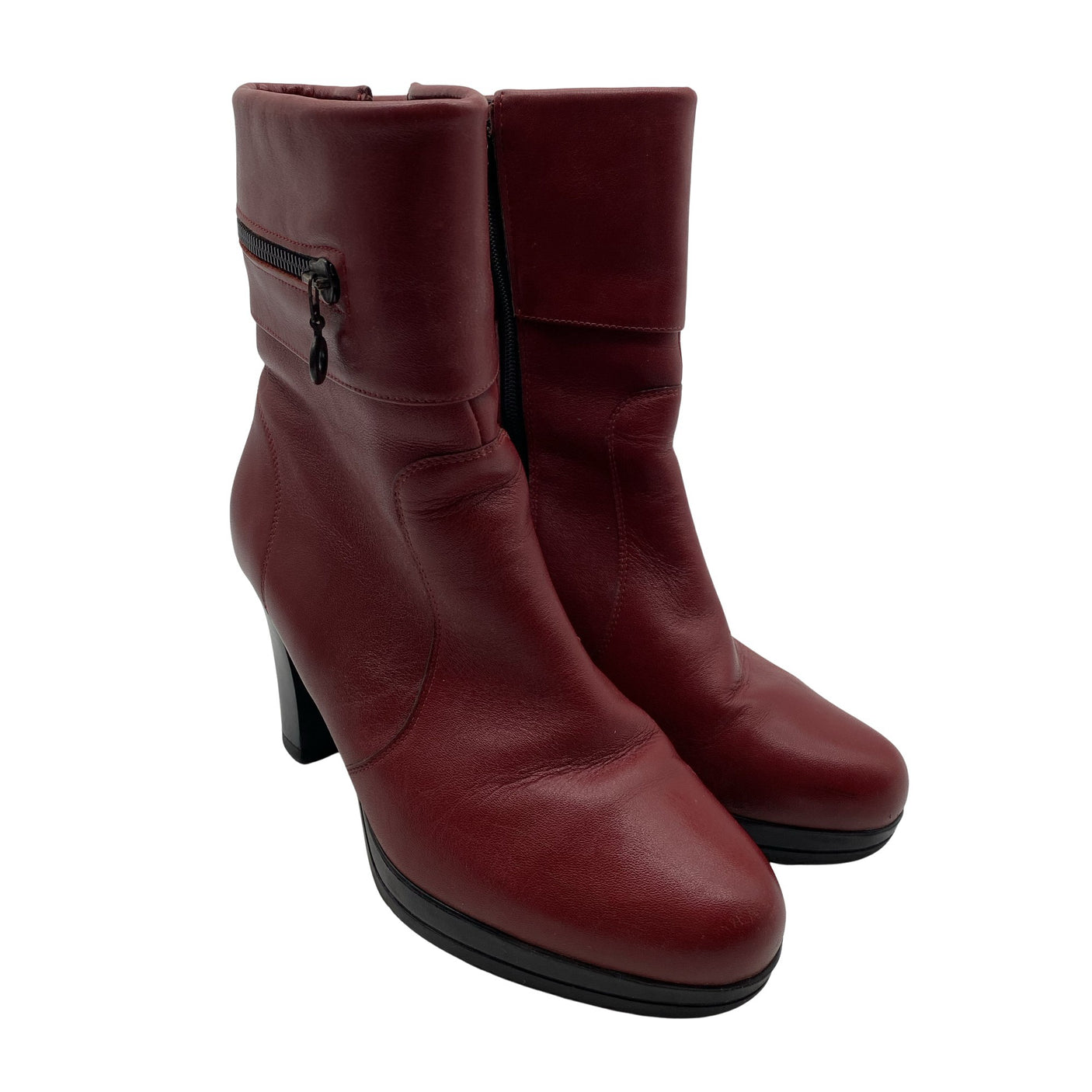 Unisex Janita - Ankle boots, size 39 - Red (2)