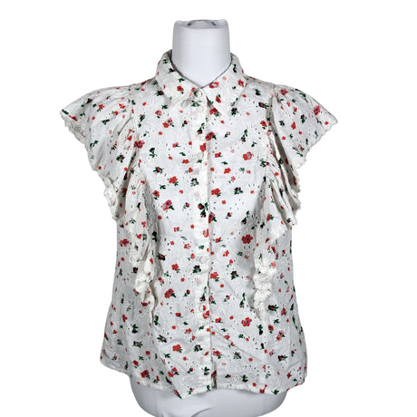 Unisex Y.A.S - Short-sleeved blouse, size 40 - White ()