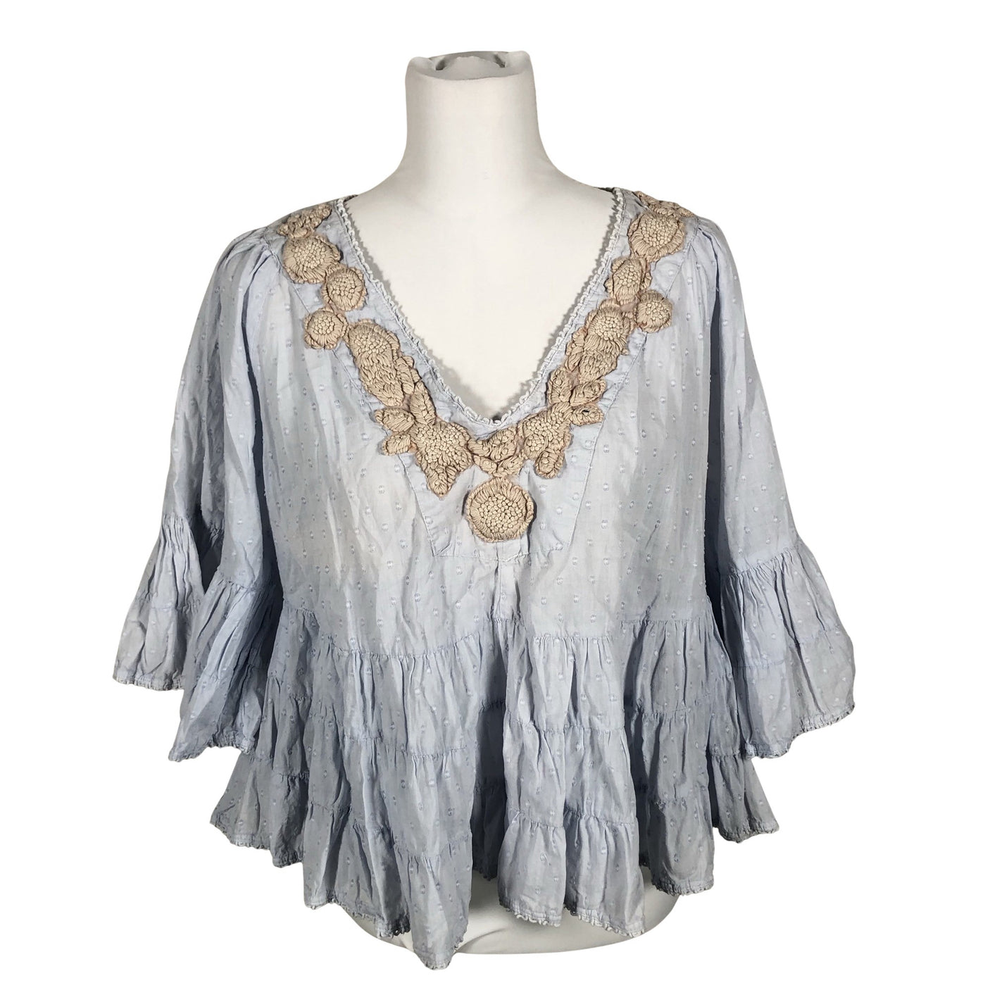 Unisex Giacomo Cirque - Blouse, size 38 - Light blue (2)