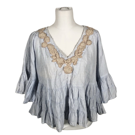 Unisex Giacomo Cirque - Blouse, size 38 - Light blue (2)