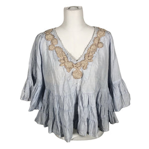 Unisex Giacomo Cirque - Blouse, size 38 - Light blue (1)