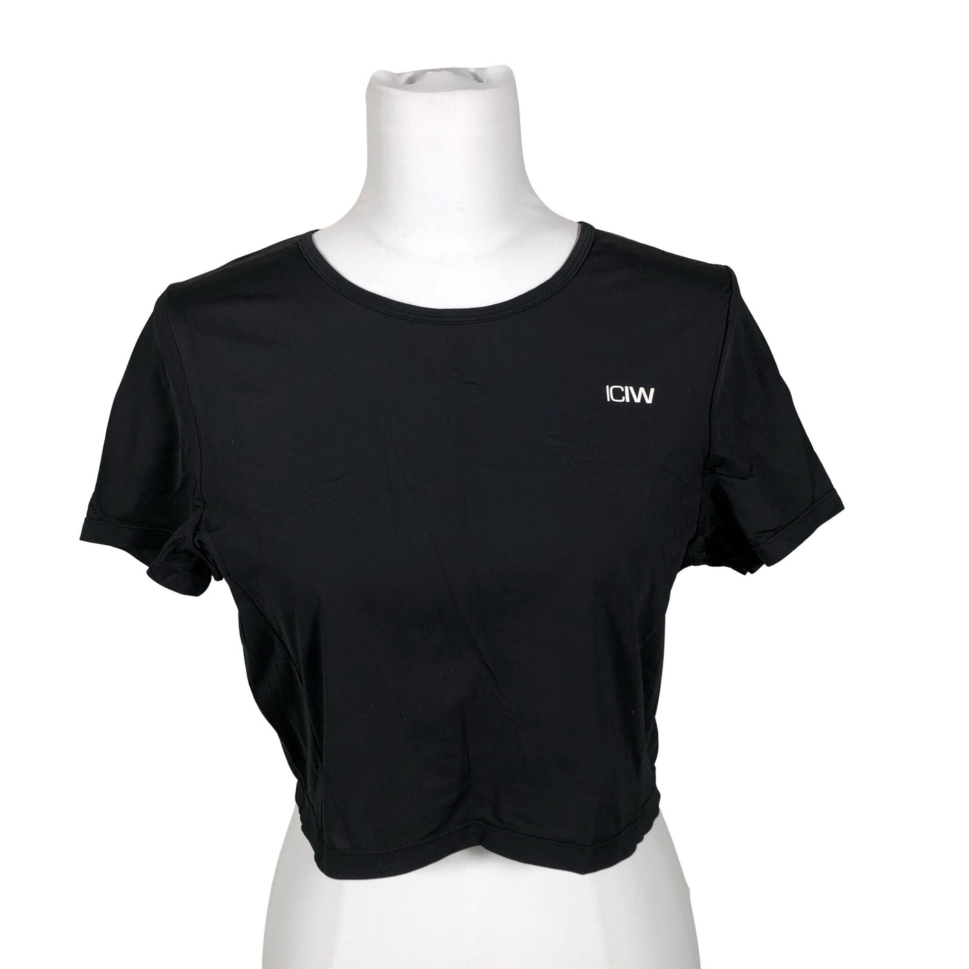 Unisex ICIW – Icaniwill - Sports shirt, short sleeve, size 38 - Black (1)