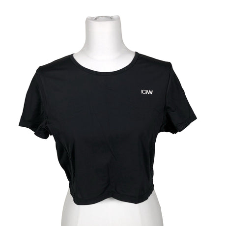 Unisex ICIW – Icaniwill - Sports shirt, short sleeve, size 38 - Black ()