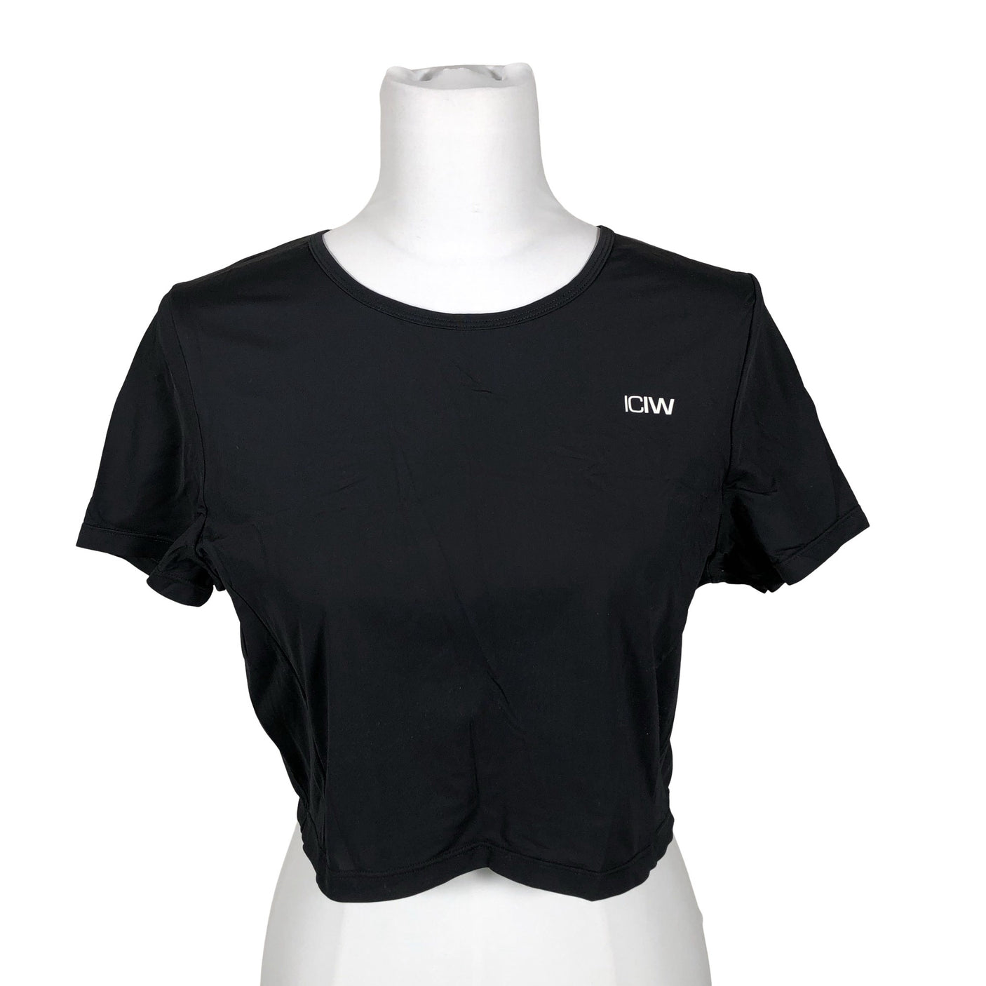 Unisex ICIW – Icaniwill - Sports shirt, short sleeve, size 38 - Black (2)