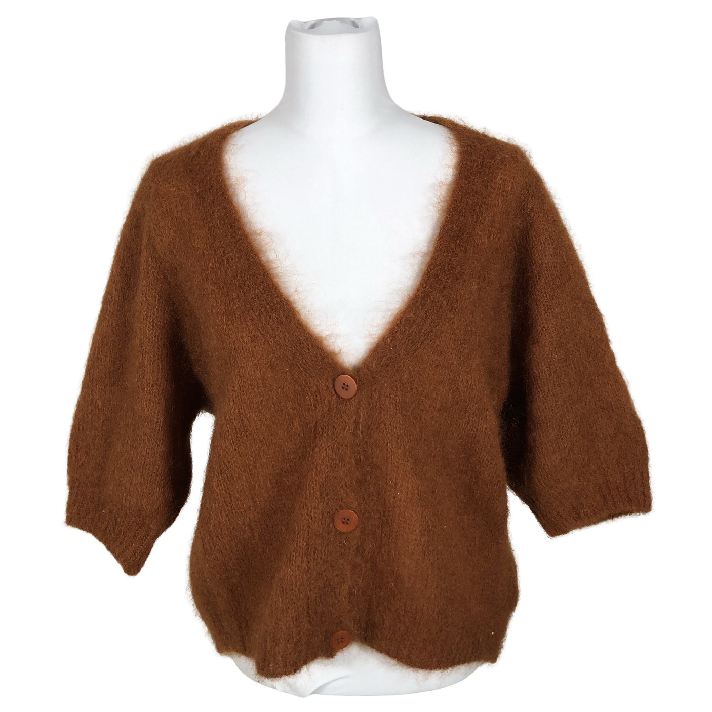 Unisex La Petite Laine - Cardigan, size 40 - Brown (2)