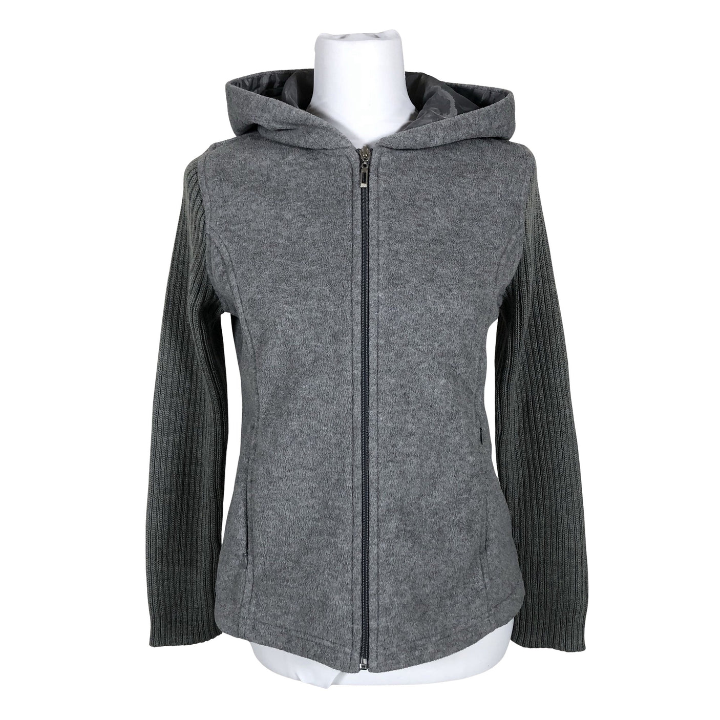 Unisex TCM Tchibo - Fleece jacket, size 38 - Gray (1)