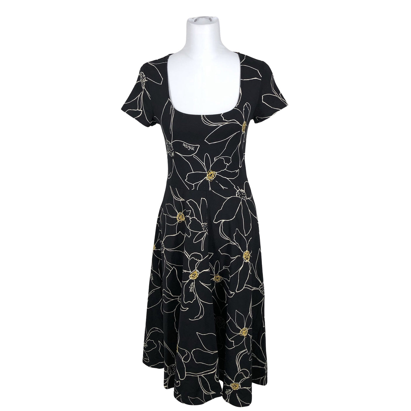 Unisex Desigual - Tricot dress, size 40 - Black (1)