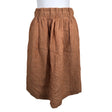 Unisex Lumoan - Fabric skirt, size 40 - Brown ()