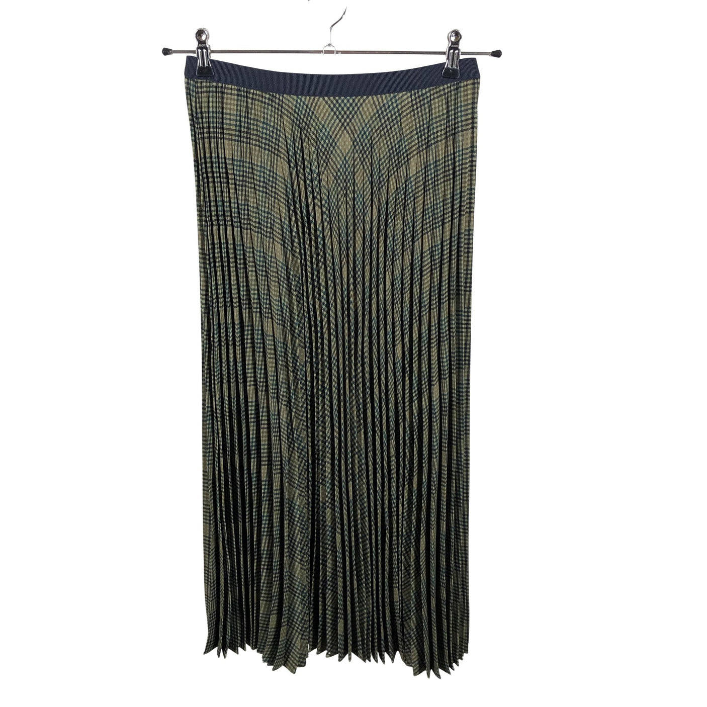 Unisex Uniqlo - Pleated skirt, size 38 - Green (2)
