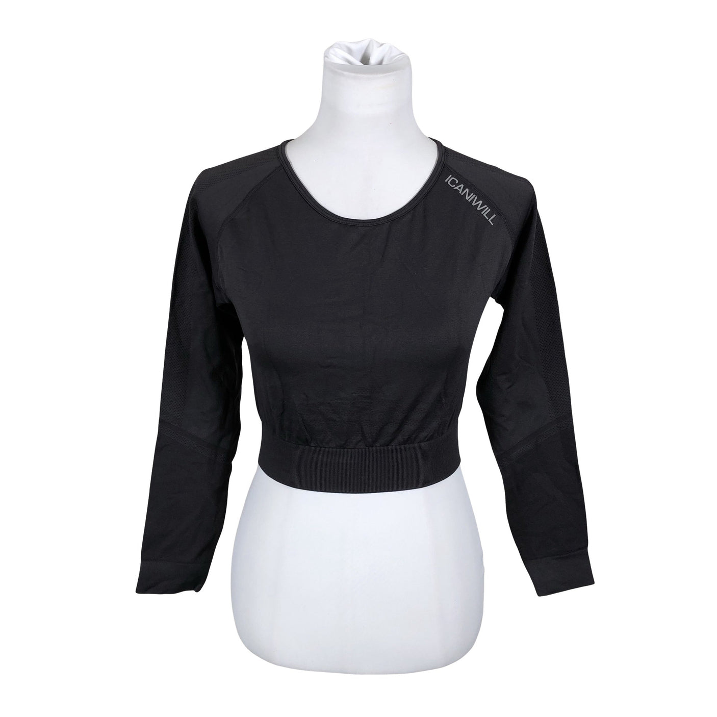 Unisex ICIW – Icaniwill - Sports shirt, long sleeve, size 38 - Gray (1)