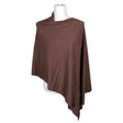 Unisex Saint Tropez - Poncho, size 38 - Brown ()