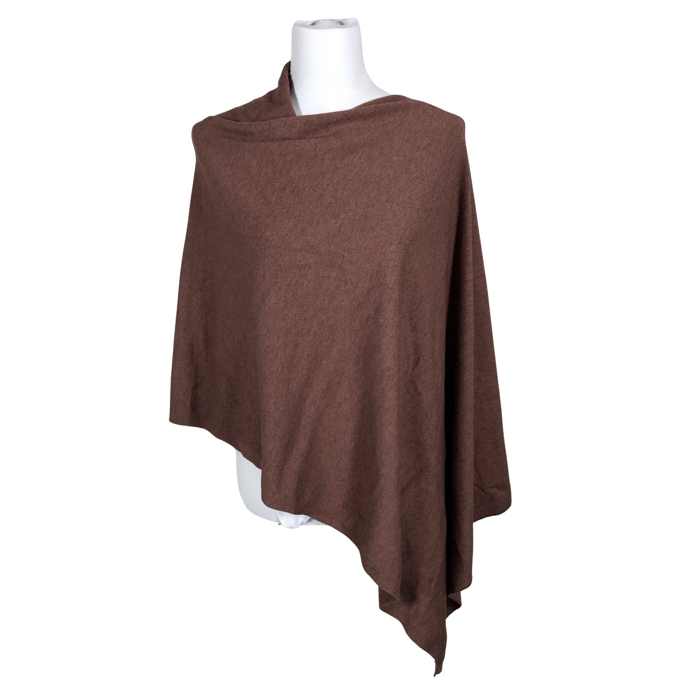 Unisex Saint Tropez - Poncho, size 38 - Brown (2)