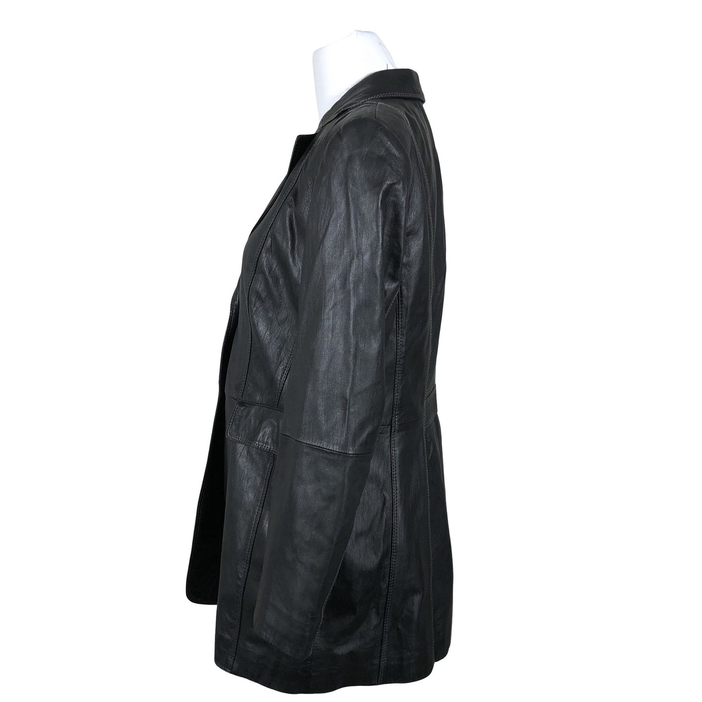 Unisex Gerry Weber - Leather jacket, size 40 - Black (3)