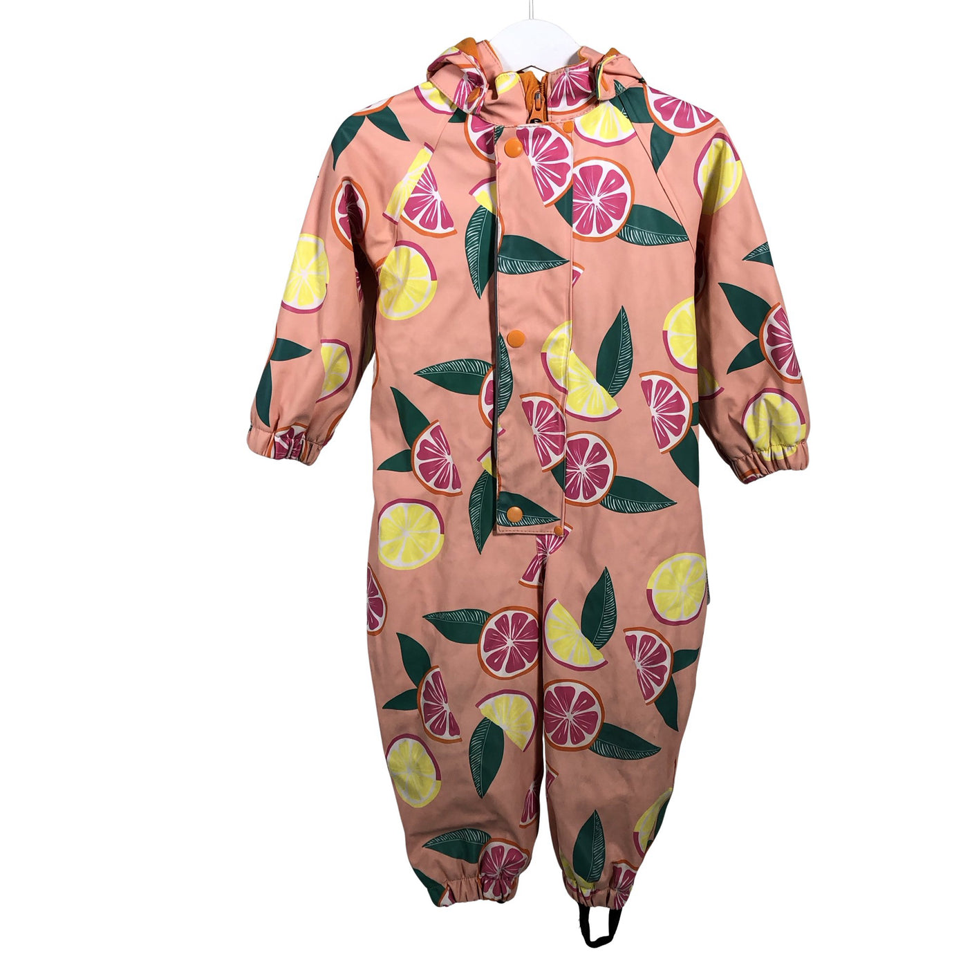 Unisex Jonathan - Rain overall, size 74 - 80 - Orange (1)