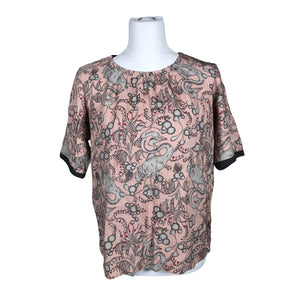 Unisex Noa Noa - Short-sleeved blouse, size 40 - Light pink (2)