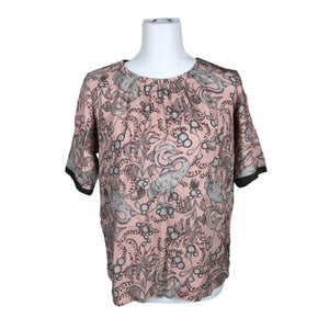 Unisex Noa Noa - Short-sleeved blouse, size 40 - Light pink (1)