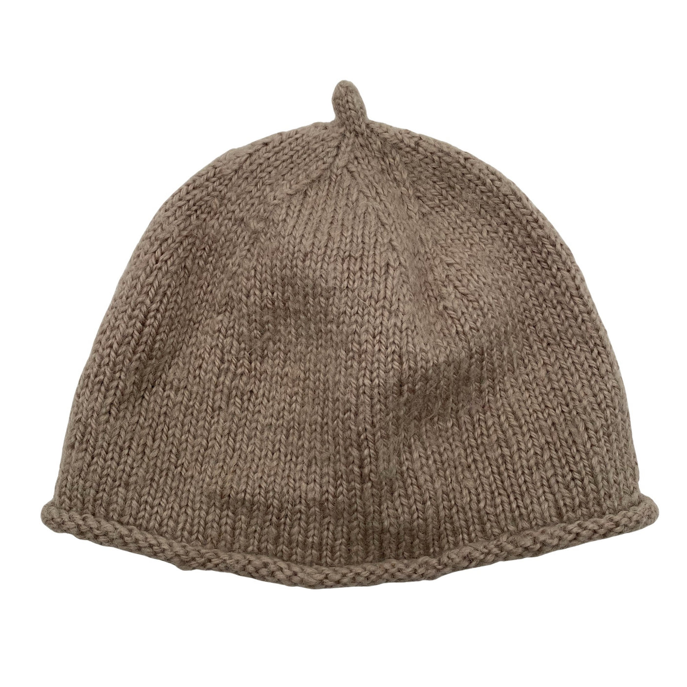 Unisex Handmade - Winter beanie, size 58 - 60 cm - Beige (1)