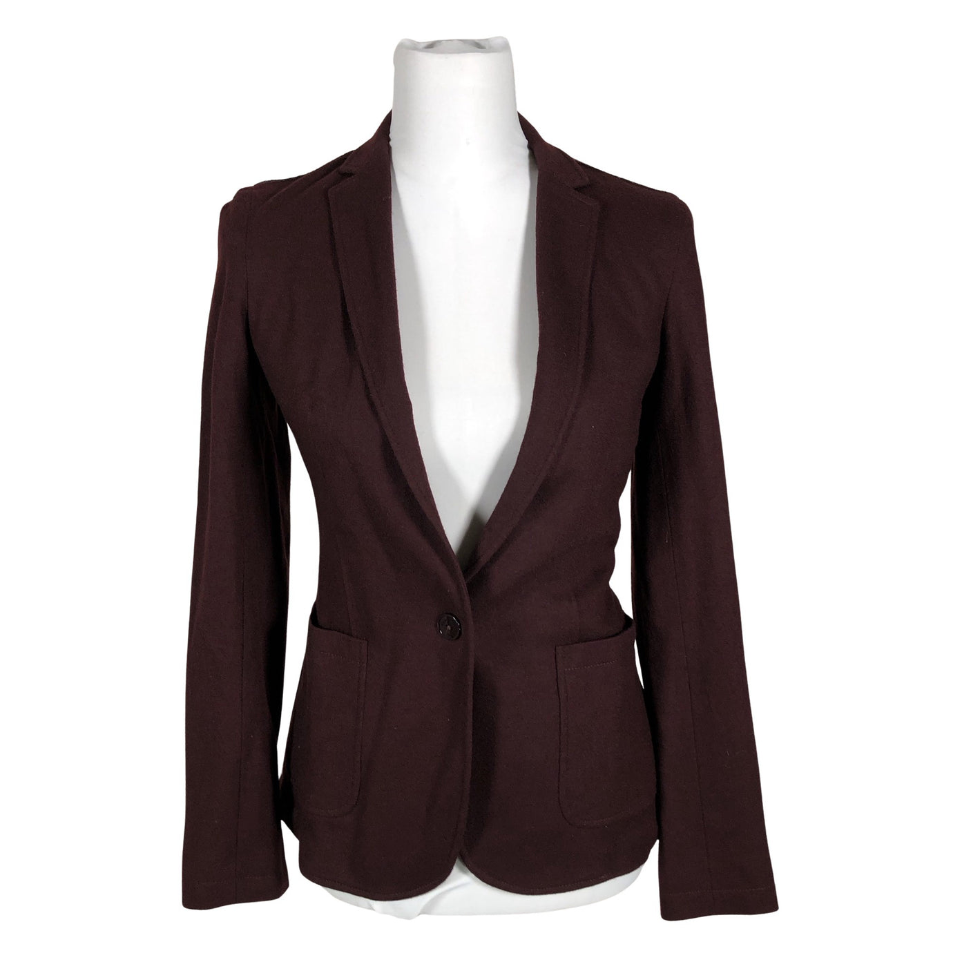 Unisex Massimo Dutti - Jacket, size 36 - Wine red (1)