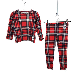 Unisex Mini Rodini - Tricot shirt, size 104 - 110 - Red (1)