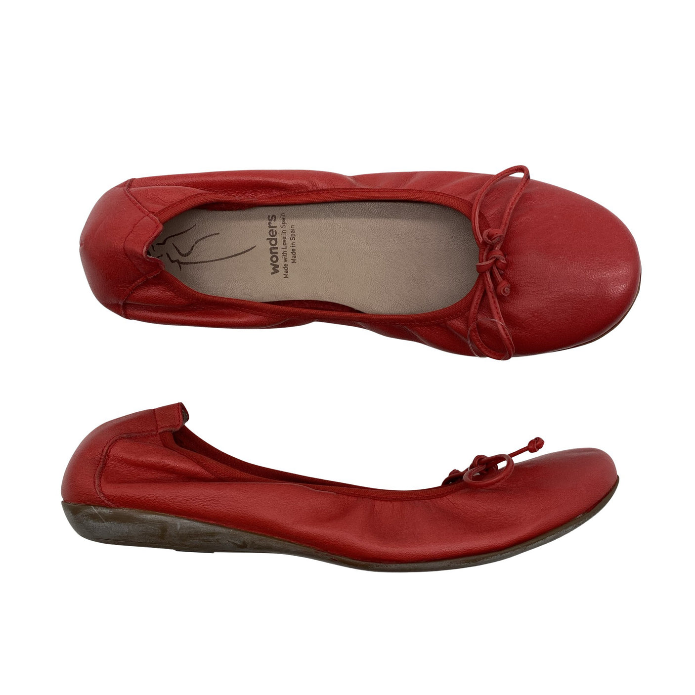 Unisex Wonders - Ballerinas, size 37 - Red (1)