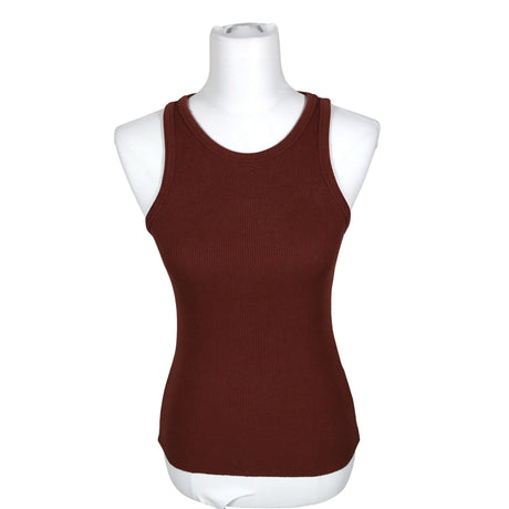 Unisex Oysho - Tricot tank top, size 36 - Wine red ()