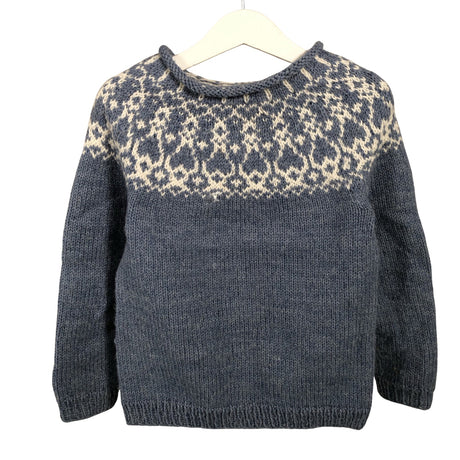 Unisex Handmade - Sweater, size 104 - 110 - Blue ()