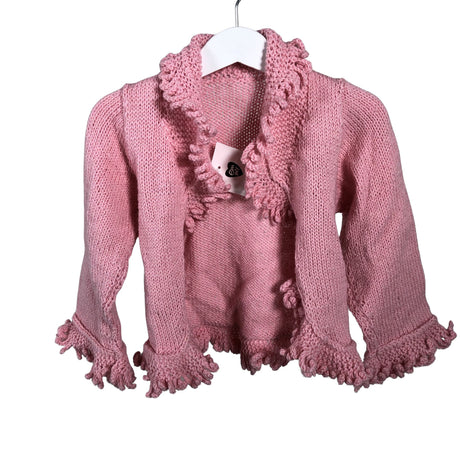 Unisex Handmade - Cardigan, size 104 - 110 - Light pink ()