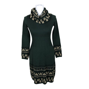 Unisex Derhy - Knit dress, size 36 - Green (1)