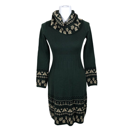 Unisex Derhy - Knit dress, size 36 - Green (2)