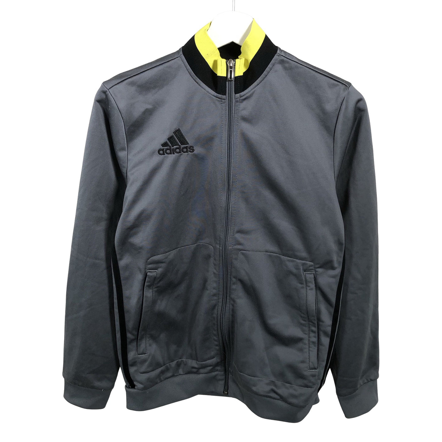 Unisex Adidas - Track jacket, size 158 - 164 - Gray (1)